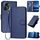 Custodia in pelle con fibbia in fibra di carbonio e cordino per ZTE Blade A72s YX0070 (blu reale) Custodia in pelle con fibbia in fibra di carbonio e cordino per ZTE Blade A72s YX0070 (blu reale)
