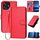 Custodia in pelle con fibbia in fibra di carbonio e cordino per ZTE Blade A73 4G / Blade V50 Design 4G YX0070 (rosso) Custodia in pelle con fibbia in fibra di carbonio e cordino per ZTE Blade A73 4G / Blade V50 Design 4G YX0070 (rosso)