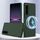 Custodia antiurto in silicone Magsafe per Sony Xperia 1 III (verde scuro)