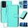 Custodia in pelle con fibbia in fibra di carbonio e cordino per TCL 50 SE / 40 NxtPaper 4G YX0070 (azzurro chiaro) Custodia in pelle con fibbia in fibra di carbonio e cordino per TCL 50 SE / 40 NxtPaper 4G YX0070 (azzurro chiaro)