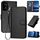 Custodia in pelle con fibbia in fibra di carbonio e cordino per TCL 50 SE / 40 NxtPaper 4G YX0070 (nero) Custodia in pelle con fibbia in fibra di carbonio e cordino per TCL 50 SE / 40 NxtPaper 4G YX0070 (nero)