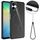 Custodia antiurto in TPU lucido per Samsung Galaxy F06 5G / M06 5G con cordino (nero) Custodia antiurto in TPU lucido per Samsung Galaxy F06 5G / M06 5G con cordino (nero)