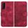 Custodia in pelle con cordino per telefono TCL Stylus 5G YX0060 con stampa a testa di elefante (rosso rosa) Custodia in pelle con cordino per telefono TCL Stylus 5G YX0060 con stampa a testa di elefante (rosso rosa)