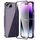 Custodia per telefono in vetro temperato HD con doppia fibbia magnetica per iPhone 16e (viola) Custodia per telefono in vetro temperato HD con doppia fibbia magnetica per iPhone 16e (viola)