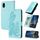Custodia a libro in pelle con motivo a fiori di datura per ZTE Kantan Sumaho 4 A402ZT (blu chiaro) Custodia a libro in pelle con motivo a fiori di datura per ZTE Kantan Sumaho 4 A402ZT (blu chiaro)