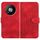 Custodia in pelle con cordino per telefono ZTE Fresh 50 YX0060 con stampa a testa di elefante (rossa) Custodia in pelle con cordino per telefono ZTE Fresh 50 YX0060 con stampa a testa di elefante (rossa)