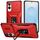 Custodia per telefono con supporto scorrevole Camshield per Samsung Galaxy S25 Edge 5G (rossa)