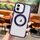 Custodia trasparente con supporto ad anello MagSafe per iPhone 16 Plus (viola) Custodia trasparente con supporto ad anello MagSafe per iPhone 16 Plus (viola)