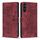 Custodia per telefono in pelle smerigliata retrò con motivo mandala in rilievo per Samsung Galaxy S25+ 5G (rossa) Custodia per telefono in pelle smerigliata retrò con motivo mandala in rilievo per Samsung Galaxy S25+ 5G (rossa)