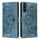 Custodia per telefono in pelle smerigliata retrò con motivo mandala in rilievo per Samsung Galaxy S25+ 5G (blu) Custodia per telefono in pelle smerigliata retrò con motivo mandala in rilievo per Samsung Galaxy S25+ 5G (blu)