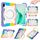Custodia per tablet in silicone con supporto girevole portatile per Honor Pad X9 / X8a Armor (rosa colorato) Custodia per tablet in silicone con supporto girevole portatile per Honor Pad X9 / X8a Armor (rosa colorato)