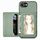 Custodia per iPhone 16e con porta carte magnetico in fibra di carbonio e blocco RFID (verde) Custodia per iPhone 16e con porta carte magnetico in fibra di carbonio e blocco RFID (verde)