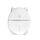 Umidificatore portatile a forma di gattini, mini USB, silenzioso, per casa, camera da letto, ufficio, scrivania (bianco)