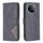 Custodia in pelle con texture a rombi e fibbia magnetica per vivo Y39 5G (nera)