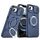 Custodia per telefono con supporto ad anello scorrevole Camshield per iPhone 16e (blu)