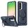 Custodia per telefono con supporto MagSafe satinato per Samsung Galaxy A36 5G (blu) Custodia per telefono con supporto MagSafe satinato per Samsung Galaxy A36 5G (blu)