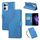 Custodia in pelle con 3 slot per carte di credito e motivo a rose in rilievo per OPPO Reno13 5G (blu) Custodia in pelle con 3 slot per carte di credito e motivo a rose in rilievo per OPPO Reno13 5G (blu)
