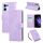 Custodia in pelle con 3 slot per carte di credito e motivo a fiori di rosa per OPPO Reno13 5G (viola) Custodia in pelle con 3 slot per carte di credito e motivo a fiori di rosa per OPPO Reno13 5G (viola)