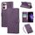 Custodia in pelle con 3 slot per carte di credito e motivo a fiori di rosa per OPPO Reno13 Pro 5G (viola scuro) Custodia in pelle con 3 slot per carte di credito e motivo a fiori di rosa per OPPO Reno13 Pro 5G (viola scuro)