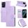 Custodia in pelle con 3 slot per carte di credito e motivo a fiori di rosa per Realme 9i 5G (viola) Custodia in pelle con 3 slot per carte di credito e motivo a fiori di rosa per Realme 9i 5G (viola)