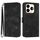 Custodia in pelle con motivo a linee per ZTE Axon 60 (nera)