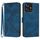 Custodia in pelle con motivo a linee per ZTE Blade A73 4G / Blade V50 4G (blu reale) Custodia in pelle con motivo a linee per ZTE Blade A73 4G / Blade V50 4G (blu reale)