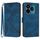 Custodia in pelle effetto pelle per ZTE Blade V60 con motivo a linee di design (blu reale) Custodia in pelle effetto pelle per ZTE Blade V60 con motivo a linee di design (blu reale)
