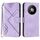 Custodia in pelle effetto pelle per ZTE Fresh 50 Line Pattern (viola chiaro) Custodia in pelle effetto pelle per ZTE Fresh 50 Line Pattern (viola chiaro)