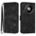 Custodia in pelle effetto pelle per ZTE Fresh 50 Line Pattern (nera)