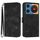 Custodia in pelle effetto pelle per ZTE nubia Music Line Pattern (nera)