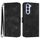 Custodia in pelle con motivo a linee per ZTE nubia S 5G A403ZT (nera)