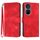 Custodia in pelle effetto pelle per ZTE Voyage 40 (rossa)