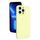Custodia per telefono in silicone liquido con foro sottile per iPhone 13 Pro (giallo) Custodia per telefono in silicone liquido con foro sottile per iPhone 13 Pro (giallo)