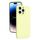 Custodia per telefono in silicone liquido con foro sottile per iPhone 14 Pro (giallo) Custodia per telefono in silicone liquido con foro sottile per iPhone 14 Pro (giallo)
