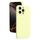 Custodia per telefono in silicone liquido con foro sottile per iPhone 16 Pro Max (giallo)