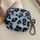 Custodia per auricolari wireless AirPods 3 con texture leopardata (grigio) Custodia per auricolari wireless AirPods 3 con texture leopardata (grigio)