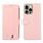 Custodia per telefono in pelle con trama delicata e inserti RFID ABEEL per iPhone 12 Pro (rosa) Custodia per telefono in pelle con trama delicata e inserti RFID ABEEL per iPhone 12 Pro (rosa)