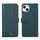 Custodia per telefono in pelle con trama delicata e RFID ABEEL per iPhone 14 Plus (verde) Custodia per telefono in pelle con trama delicata e RFID ABEEL per iPhone 14 Plus (verde)