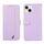 Custodia per telefono in pelle con cuciture RFID ABEEL per iPhone 14 (viola) Custodia per telefono in pelle con cuciture RFID ABEEL per iPhone 14 (viola)
