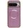 Custodia per telefono MagSafe con rivestimento galvanico in PC glitterato per Google Pixel 9 Pro XL (rosa)