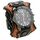 DPANCO W01477 Orologio da polso vintage multistrato in pelle cucito a mano per uomo, accessorio da polso con catena punk rock (nero + marrone chiaro) DPANCO W01477 Orologio da polso vintage multistrato in pelle cucito a mano per uomo, accessorio da polso con catena punk rock (nero + marrone chiaro)
