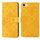 Custodia in pelle con motivo in rilievo in stile etnico per iPhone 16e (giallo) Custodia in pelle con motivo in rilievo in stile etnico per iPhone 16e (giallo)