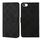 Custodia in pelle con motivo in rilievo in stile etnico per iPhone 16e (nera) Custodia in pelle con motivo in rilievo in stile etnico per iPhone 16e (nera)