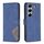 Custodia in pelle con texture a rombi e fibbia magnetica per Tecno Camon 40 Pro 5G (blu) Custodia in pelle con texture a rombi e fibbia magnetica per Tecno Camon 40 Pro 5G (blu)