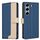 Custodia antifurto RFID in pelle con colori coordinati per Tecno Camon 40 Pro 5G (blu) Custodia antifurto RFID in pelle con colori coordinati per Tecno Camon 40 Pro 5G (blu)