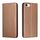 Custodia per iPhone 16e in pelle con texture in fibra di carbonio e chiusura magnetica (marrone) Custodia per iPhone 16e in pelle con texture in fibra di carbonio e chiusura magnetica (marrone)