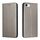 Custodia per iPhone 16e in pelle con texture in fibra di carbonio e chiusura magnetica (grigio) Custodia per iPhone 16e in pelle con texture in fibra di carbonio e chiusura magnetica (grigio)