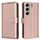 Custodia in pelle antifurto con texture Litchi per Tecno Camon 40 Pro 5G RFID (oro)