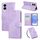 Custodia in pelle con 3 slot per carte di credito e motivo a fiori di rosa per Samsung Galaxy S25 Edge 5G (viola) Custodia in pelle con 3 slot per carte di credito e motivo a fiori di rosa per Samsung Galaxy S25 Edge 5G (viola)