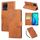Custodia in pelle con 3 slot per carte di credito e motivo a fiori di rosa per vivo Y02 / Y11 2023 / Y02A (marrone) Custodia in pelle con 3 slot per carte di credito e motivo a fiori di rosa per vivo Y02 / Y11 2023 / Y02A (marrone)